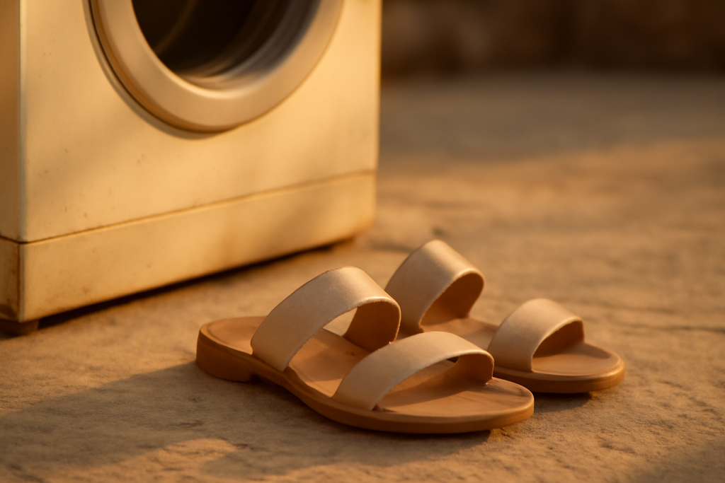 Comment savoir si vos sandales passent en machine sans les abîmer ?